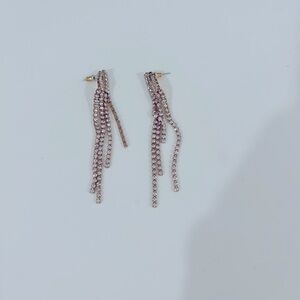 Gold sparkling earrings!!